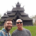 Stave church at Norse Folk Museum | Photo taken by Mark M
