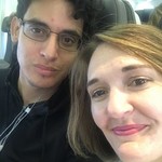 Last pic before take off  | Photo taken by Adriana d