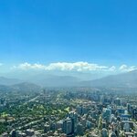 City views from Sky Costanera | Photo taken by Lisa K