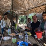 Lunch with our guide’s family | Photo taken by Gregory R