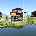 Houses on Inle Lake | Photo taken by ALAN G