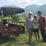 Tuk tuk ride into the hills for our 2 day Trek.  | Photo taken by Rachael W
