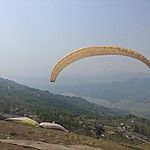 Paragliding in Pokhara | Photo taken by Long W