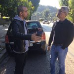 Neil and Vassilis, our local guide | Photo taken by Vickie B