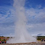 Geyser Strokkur - erupts every few minutes | Photo taken by Dave L