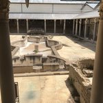 Inside the courtyard of the Casale | Photo taken by ingrid B