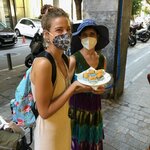 Athens Food & Culture Tour; Our Guide, Josephine | Photo taken by Tom B