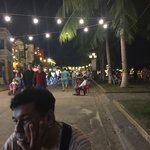Tired - Eating street food  | Photo taken by Seng Aung S