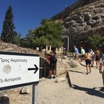 This is the path to the Acropolis. | Photo taken by Rogene G