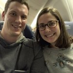 On the plane from Raleigh to Boston! | Photo taken by Michael W