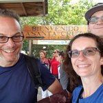 Happy to be on the next leg of our adventure | Photo taken by Peter S