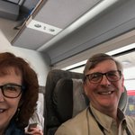 On the train | Photo taken by Gilbert R