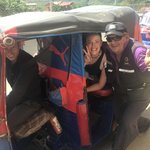 Greeted at the coast by the tuk tuks | Photo taken by Sheila R