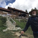 Everywhere steep! The Curmatura Hut | Photo taken by Anne L