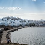 Causeway to Naxos from the Portara | Photo taken by David B