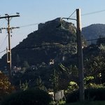 View of Mystras from our hotel | Photo taken by Vickie B