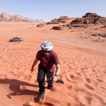 Wadi Rum sand dunes | Photo taken by Gerelyn G