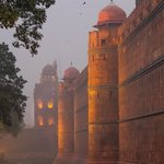 "The Red Fort" Built in 1639, this fort was a residence of the Mughal emperors for about 200 years, until 1857. | Photo taken by Jean M