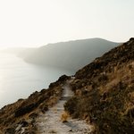 This morning, Mick and I wake up early and catch a ride up to Fira to hike the caldera trail back to Oia. It was a pretty morning, not too hot in the early hours and the trail was not crowded. | Photo taken by Kris M