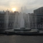 Fountain in Rynok Square | Photo taken by Barbara D
