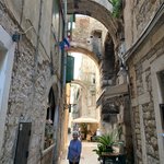 Homes, restaurants, and stores are built within the palace walls and squares | Photo taken by Eva W