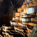 Cup formations in the Skocjan Caves | Photo taken by Eva W