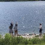 Its a bird, its a plane.  Who are those guys? | Photo taken by florence P