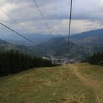 ski lift to Cailor waterfall at Borsa | Photo taken by ronald d