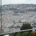 Quito from the monument | Photo taken by Katrina H