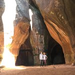 exploring the caves | Photo taken by Darina B
