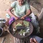 Local lady works hard making cigars all day.  | Photo taken by Rachael W