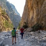 Hiking the riverbed at 12km | Photo taken by David B