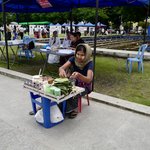 Betel Leaves snack at  Maha Bandula Park | Photo taken by Su-Lin T