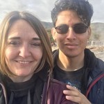 Gyser selfie  | Photo taken by Adriana d