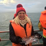 Boat ride in among the glaciers, Jokulsarlon  | Photo taken by Marisa K