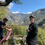 Fantastic traditional Greek food for lunch. | Photo taken by Pat O