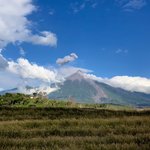 Fuego volcano with smoke | Photo taken by BRAD K