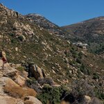 The Walk Back to Keramoti from Routsouna's Waterfall (Keramoti in the distance) | Photo taken by Tom B