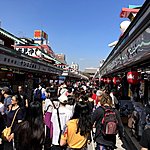 Very crowded in Asakusa | Photo taken by Joost S