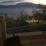 View from our hotel in Nafpaktos, the Nafs Hotel | Photo taken by Vickie B