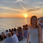 Sunset at the Sea Organ (with thousands of others) | Photo taken by Stephen G
