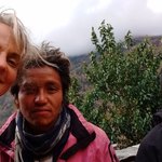 Dorine with our awesome porters Nima and Tara | Photo taken by Dorine H