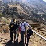 Incan ancient terrace at Parque Arqueologico de Pisaq | Photo taken by Elisa M