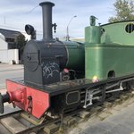 Train in Puerto Natales | Photo taken by Melody B