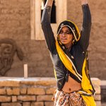 Making plaster for a wall, Khuri | Photo taken by Jean M
