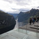 Flydalsjuvet viewpoint | Photo taken by Mary K