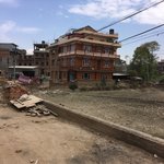 Beautiful square, Being rebuilt | Photo taken by Janet B
