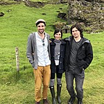 Greg, Hannah and Brian - cute sheep house | Photo taken by Elizabeth R