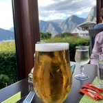 Pilsner with a view! Aurland | Photo taken by Michael W