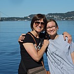 With Charlotte in Bergen | Photo taken by Roberta R